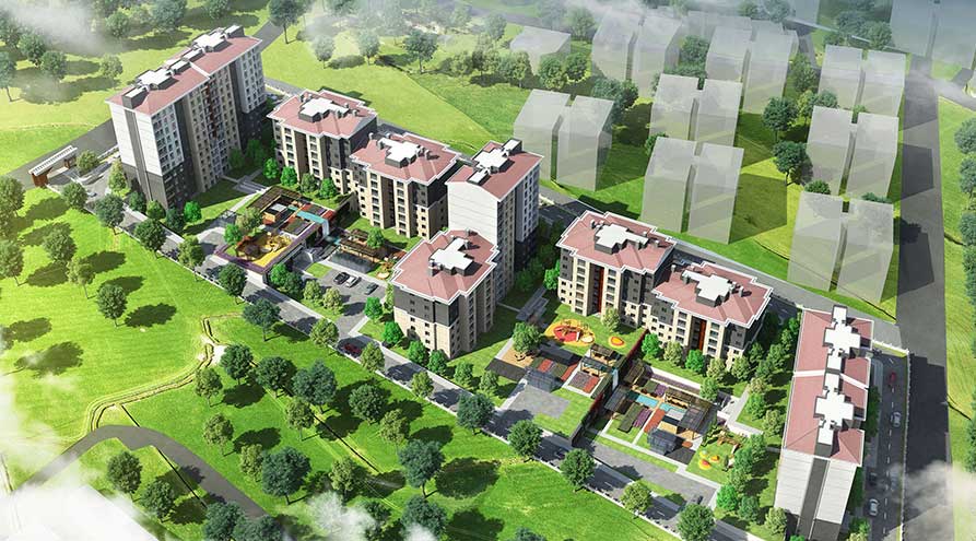 KİPTAŞ Yeşilce Aydos'da 301 Bin TL'den satılık konut