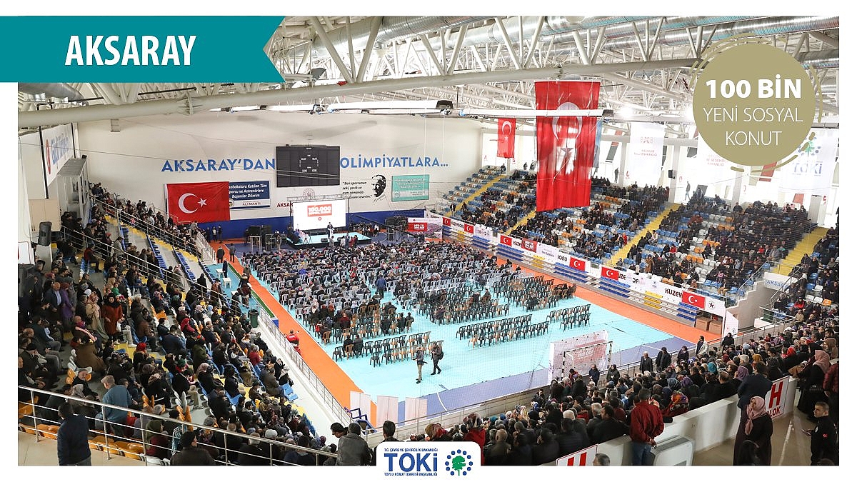 Aksaray TOKİ 2+1, 3+1 kura sonuçları belli oldu