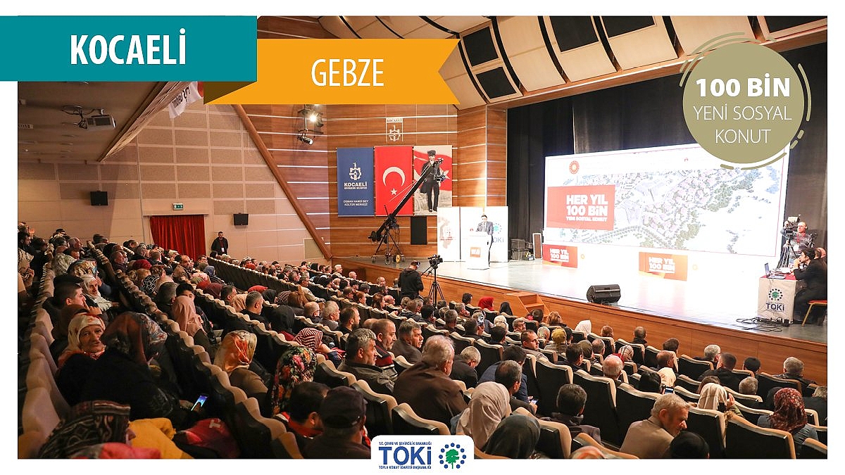 TOKİ Gebze kura sonuçları (Canlı Yayın İzle)