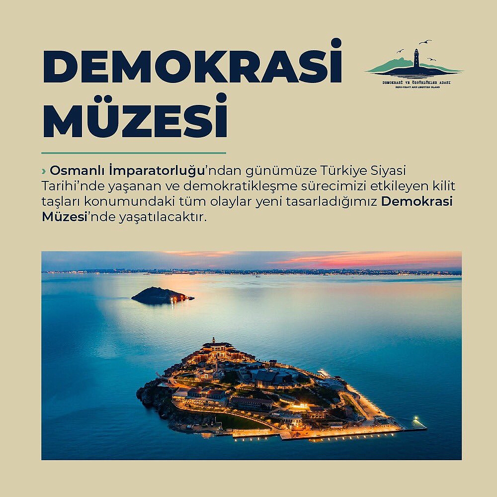 'Demokrasi ve Özgürlükler Adası' Yassıada resmen açılıyor