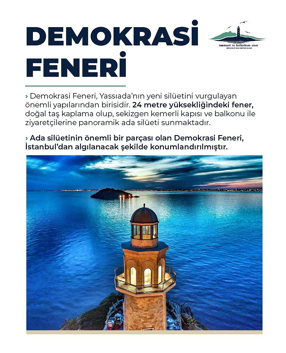 'Demokrasi ve Özgürlükler Adası' Yassıada resmen açılıyor