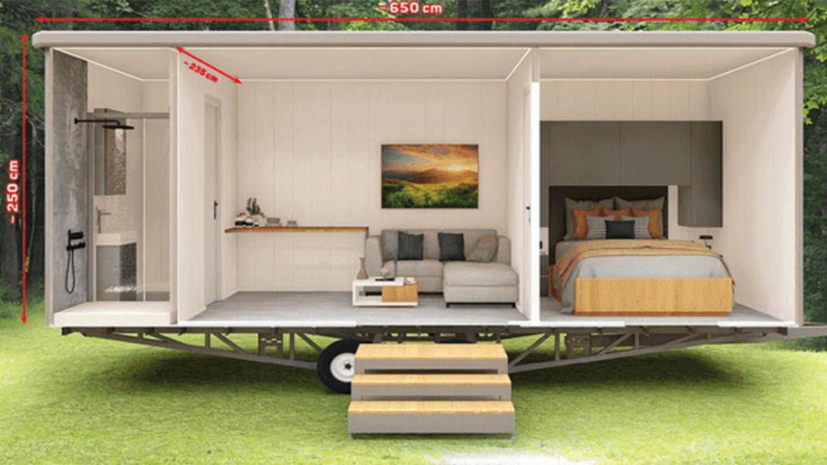 A101 Tiny House fiyatı ne kadar? 2024 model Escamp 6500 Flat Tiny House satışta