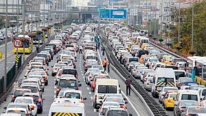 Trafiğe kayıtlı araç sayısı Nisan ayı sonu itibarıyla 23 008 927 oldu