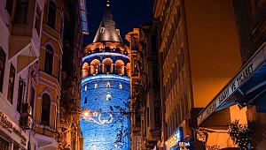 Galata Kulesi Çocuk haklarına dikkat çekecek