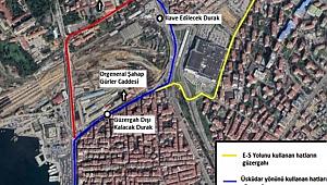 İbrahimağa Köprüsü yıkımı başladı! Kadıköy Ayrılıkçeşmesi İstasyonu karşısına yeni durak