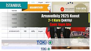 TOKİ Arnavutköy 2020, 2+1 konut kura sonuçları online (Canlı Yayını İzle)