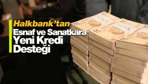Halkbank'tan esnaf ve sanatkarlara uygun faizlerle yeni kredi desteği