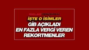 2019 vergi rekortmenleri ilk 100 açıklandı! GİB en fazla vergi veren isimler tam liste