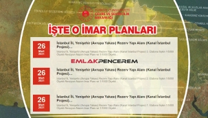 Askıya çıkan Kanal İstanbul imar planları