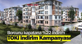 TOKİ peşin ödemeli yüzde 22 indirim kampanyası başlıyor! TOKİ'nin yeni reklam filmi yayımlandı.