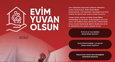 Depremzedeler barınma ihtiyacını "Evim Yuvan Olsun" sitesinden karşılayabilecek! evimyuvanolsun.org