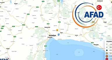 Antalya'da deprem oldu! AFAD ve Kandilli son dakika depremi duyurdu