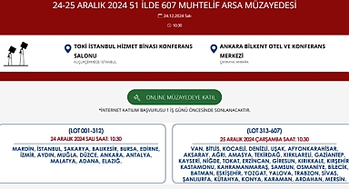 Emlak Müzayede üzerinden 51 il, 607 arsa! Hepsi TOKİ'den satılık...