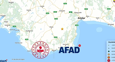 Son dakika AFAD açıkladı: Antalya'da deprem oldu!