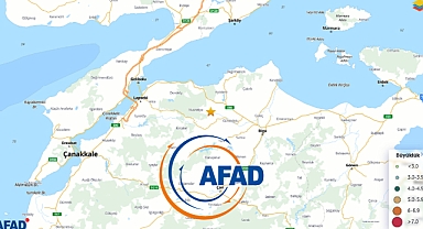 Son dakika AFAD duyurdu: Çanakkale Biga'da deprem!
