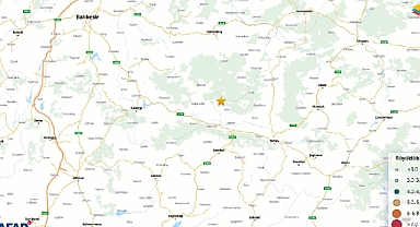 Son dakika AFAD açıkladı: Kütahya'da deprem! O iller depremi hissetti...