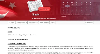 Resmi Gazete'de hangi atama kararları, yönetmelik ve tebliğler yayınlandı (04.02.2025)