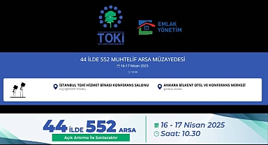 TOKİ ve Emlak Müzayede yüzde 25 peşin, 48 ay vadeli arsa satışı başlıyor