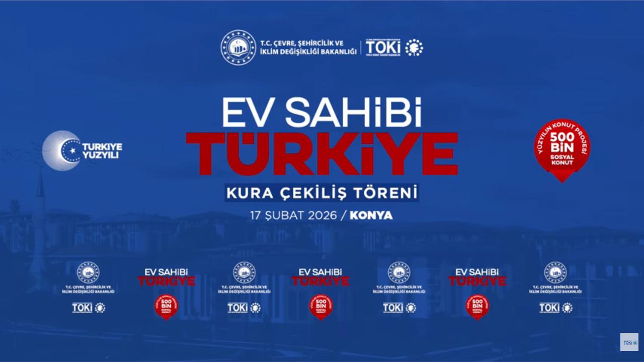 130 bin başvuru arasından Konya TOKİ kura sonuçları belli oldu