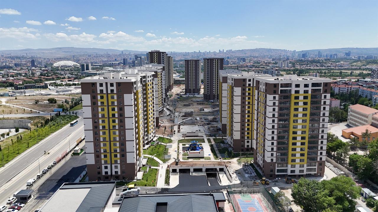 Ankara'da 3 bin üzerinde konutluk dev projede evler teslim ediliyor