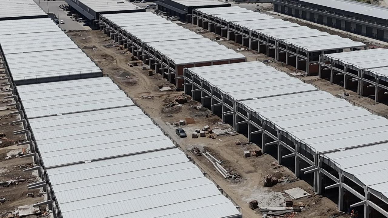 Düzce'de BELTAŞ Sanayi Sitesi inşaatı hızla sürüyor