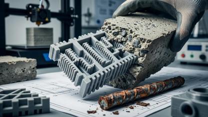 İnşaat demirine veda mı? 3D plastik levhalar betonu paslanmadan kurtarıyor