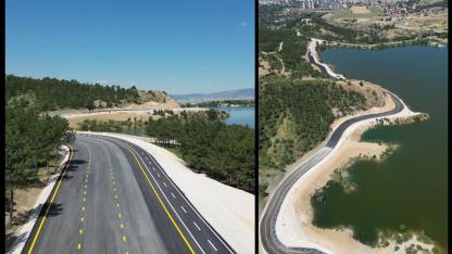Çorum'da Baraj çevresinde tüm yollar asfaltlandı