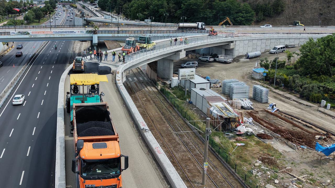 Samsun'da ulaşım yatırımları tüm hızıyla sürüyor
