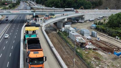 Samsun'da ulaşım yatırımları tüm hızıyla sürüyor
