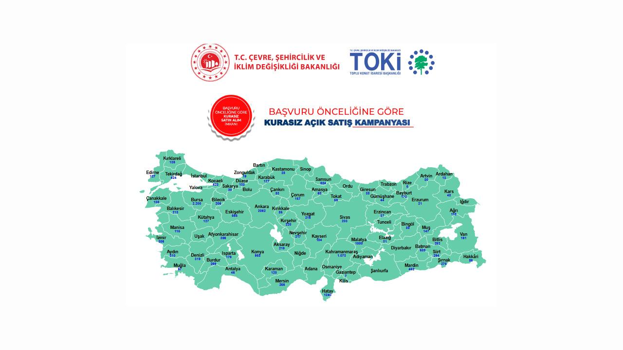 TOKİ konut satışları bu sabah kuyruklarla başladı! Sınırlı konuta hücum....