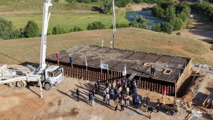 Tunceli'de  Zere Vadi Restoran projesi temelleri atıldı