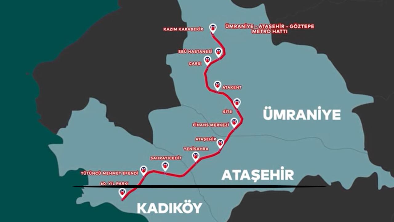 Ümraniye-Ataşehir-Göztepe metro seferleri ne zaman başlıyor?