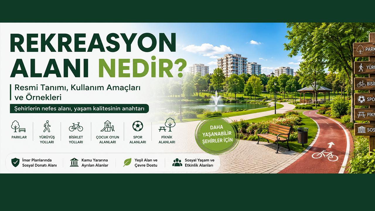 Rekreasyon Alanı Nedir? Resmi Tanımı, Kullanım Alanları ve Örnekleri