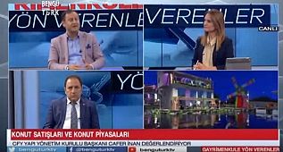 Hatice Kolçak ile Gayrimenkul'e Yön Verenler 11 Ekim 2017  Cafer İnan ve Nizameddin Aşa